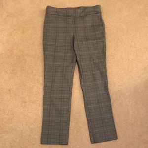 Plaid Ankle Pants